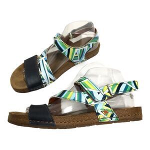 The Art Company Leather Footbed Sandals Quarter Ankle Strap Strappy Shoes 40 / 9